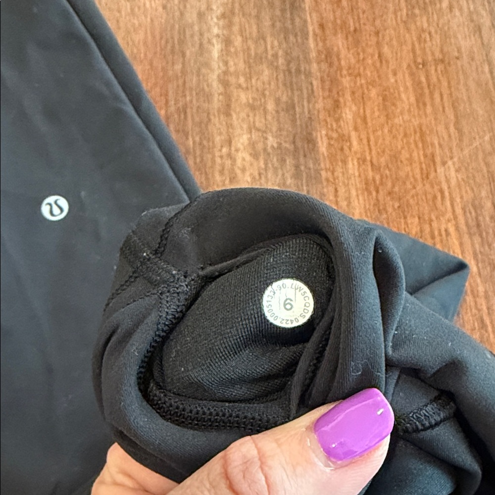 Lululemon Black High-Rise Leggings, 25" - Picture 2 of 4